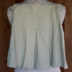 NWT Vintage 90's Monkey Wear Green Box Pleat Midi Skirt Made In USA Kids 10Y